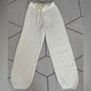 Skims Cozy Knit Bone Drawstring Pant